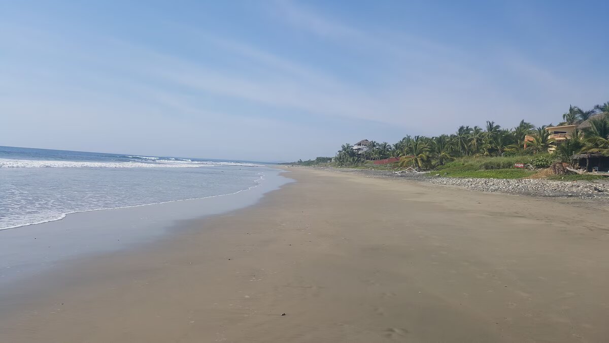 The beach at La Saladita