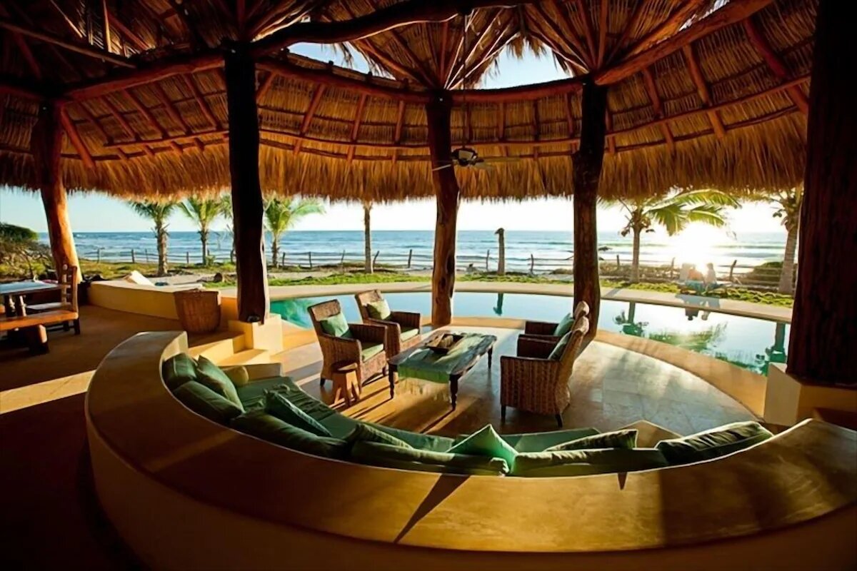 Ocean view from the palapa lounge